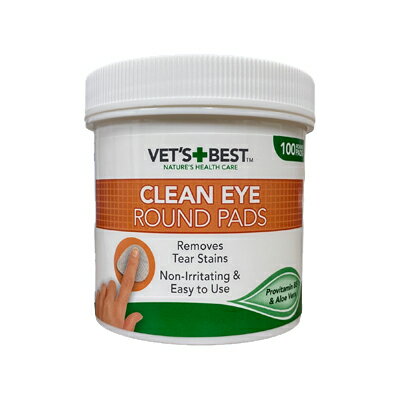 VET'S BEST クリーンアイラウンドパッド 100枚（お取り寄せ品）　0031658803620