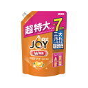 ジョイ W除菌 食器用洗剤 オレンジ 詰替用 超特大 910ml 4987176118523