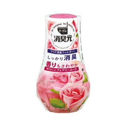 小林製薬 トイレの消臭元 幸せはこぶフェアリーローズ 400ml　4987072029695