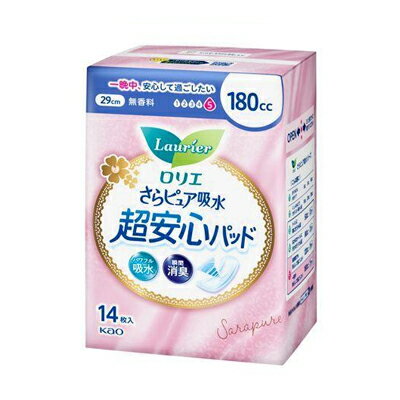 ロリエ さらピュア吸水 超安心パッド 180cc　14枚入　4901301432858