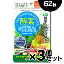 ミナミヘルシーフーズ 酵素プラス植物性ナノ型乳酸菌 31日分 62球×3個　4945904018101*3