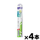 【メール便送料無料】クリアクリーン ハブラシ 歯面&すき間 コンパクト ふつう 1本入×4個セット 4901301359933*4(4)