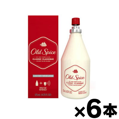 【送料無料！】 オールドスパイス　コロン　125ml×6本　0012044039335*6