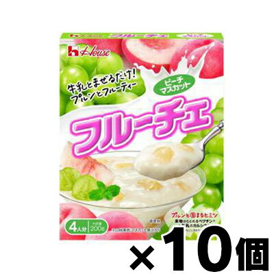 ハウス食品 フルーチェ ピーチマスカット 200g 10個 4902402906194*10