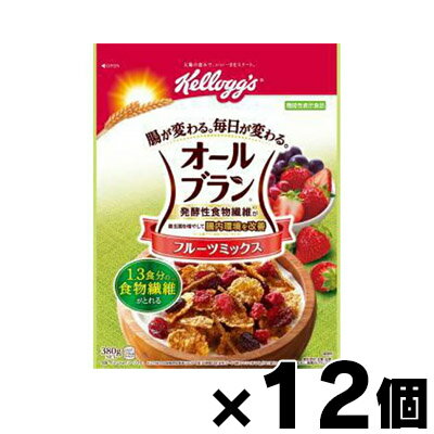 【送料無料！】 ケロッグ オールブラン フルーツミックス 380g×12個 4901113791624 12