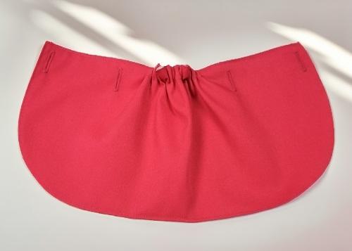 【送料無料】★帽子に付ける小さな日よけの垂れ★　帽子の日よけカバー　子供用幼児用のカラー帽子に　作業用帽子の首裏に　ボタン穴付ボタン4個付　取り付け取り外しタイプ　豊富なカラー(赤色　桃色　オレンジ色　黄色　濃いピンク色　青色　水色　緑色　黄緑色　紫色)