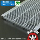 溝蓋 グレーチング 300mm U字溝 用 溝ふた 側溝 フタ 細目 プレーンタイプ 溝幅 300用 T-6用 OKU-P5 30-25 公共建築協会品質性能評...