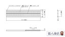 溝蓋 グレーチング U字溝 用 溝ふた 側溝 フタ 並目 ノンスリップタイプ 溝幅 180用 歩道用〜 T-2 OKUN-3 18-19 公共建築協会品質性能評価製品 日本製 奥岡製作所 オーケーグレーチング [お問い合わせ用番号 R126] 2