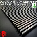 【訳あり!未使用】 ステンレス製 Tバー式 玄関マット 歩道用 フォーミングT型部材 プレーンタイプ WAKEARI-GENKAN 572×372×15(P15...