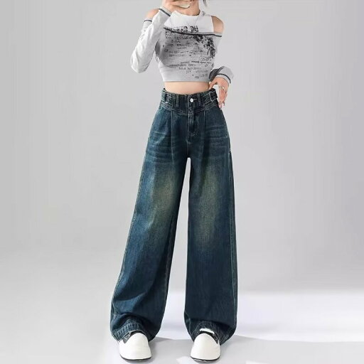 【10%OFFクーポン】デニム ロングパンツ ジーンズ レディース ワイドパンツ ストレート カジュアル ストリートウェア 体型カバー お出掛け 通勤 普段着 【10%OFFクーポン】デニム ロングパンツ ジーンズ レディース ワイドパンツ ストレート カジュアル ストリートウェア 体型カバー お出掛け 通勤 普段着