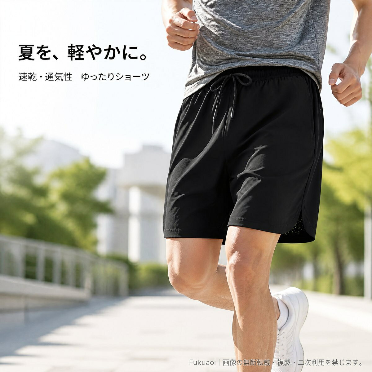 夏のスポーツやトレーニングにおすすめのメンズ速乾ショートパンツです。通気性を考慮した軽やかなデザインと、動きやすいゆったりシルエットが特徴。丈は膝上のショート丈で、ランニングやフィットネスなどのアクティブなシーンに活躍します。ウエストはゴム仕様に加え、ドローストリングで調節可能。サイドポケット付きです。素材はナイロン90%、ポリウレタン10%。カラーはブラック、オリーブグリーン、カーキ、サイズはL~8Lをご用意しています。▲バナーをタップしてクーポンを獲得できます3,280円2,980円3,080円2,980円〜