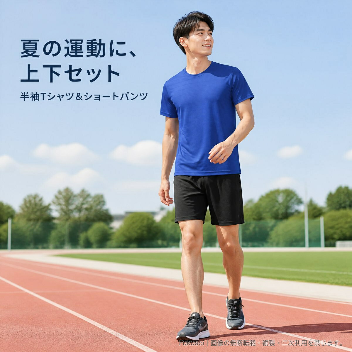 夏のスポーツシーンに取り入れやすい、メンズ半袖Tシャツとハーフパンツの上下セットです。素材はポリエステル100%。速乾・吸汗性、通気性を備えた軽量仕様で、ランニング、トレーニング、ジムでの運動におすすめです。ショートパンツはゴムウエストにドローコードを備え、フィット感の調整が可能。ファスナーポケット付きです。【セット内容】半袖Tシャツ、ショートパンツ【素材】ポリエステル100%【サイズ】S/M/L/XL/2XL/3XL/4XL【カラー】ホワイト+ブラック、ブルー+ブラック、レッド+ブラック、グリーン+ブラック、ブラック+ブラック、グレー+ブラック、ホワイト+グレー、ブルー+グレー、レッド+グレー、グリーン+グレー、ブラック+グレー、グレー+グレー、オレンジ+ブラック、オレンジ+グレー▲バナーをタップしてクーポンを獲得できます4,080円3,980円4,680円3,680円〜
