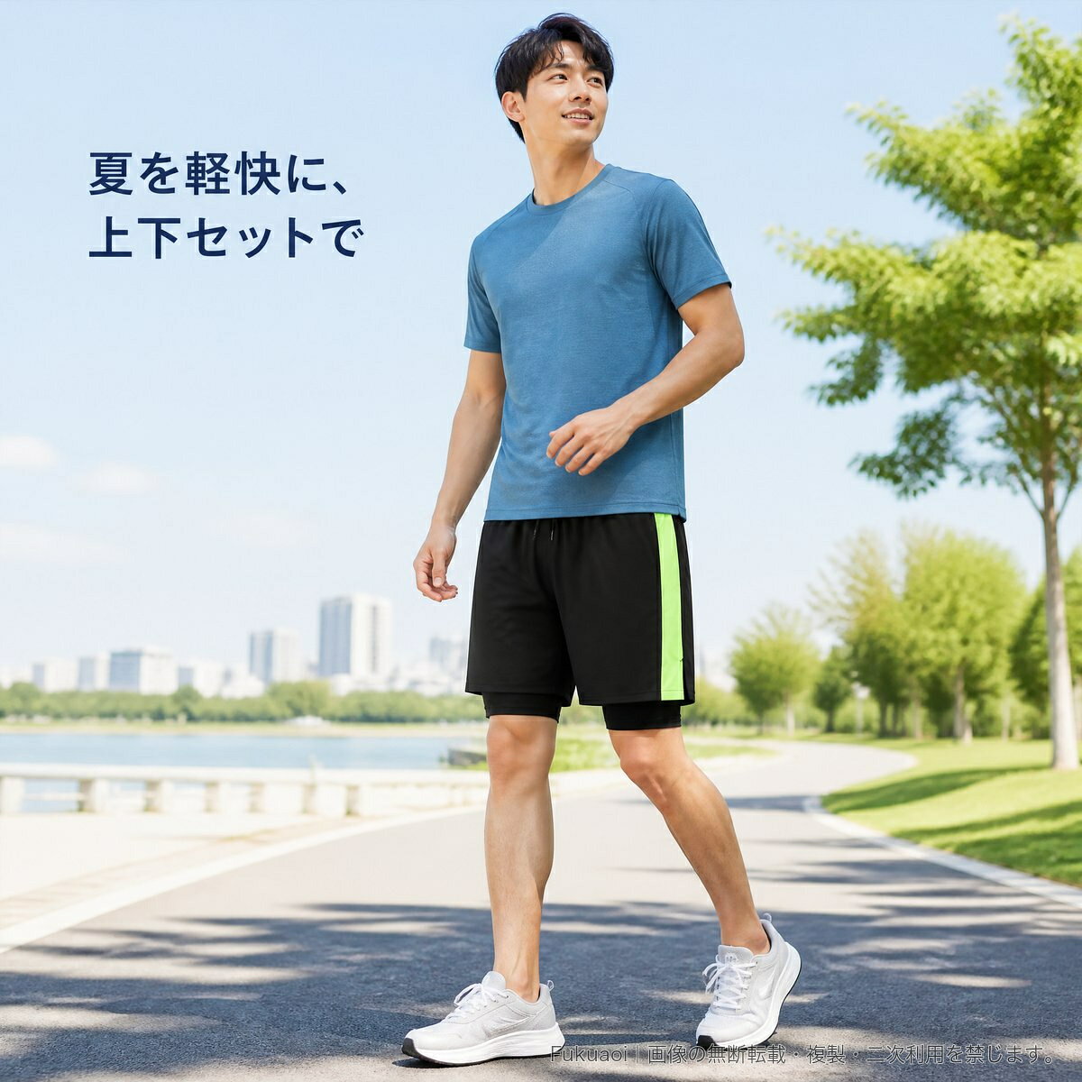 夏のスポーツシーンに活躍する、半袖Tシャツとショートパンツの上下2点セットです。速乾仕様のポリエステル100%素材を使用。ランニング、トレーニング、フィットネスなどにおすすめです。ショートパンツはドローコード付きのウエスト仕様。カラーはローズレッド、オレンジ、グレー、ピンク、ブルーをベースに、ブラック・グレー・蛍光グリーンとの組み合わせからお選びいただけます。【セット内容】半袖Tシャツ、ショートパンツ【素材】ポリエステル100%【サイズ】M/L/XL/2XL/3XL/4XL【カラー】全15配色【品番】8005F611▲バナーをタップしてクーポンを獲得できます4,080円3,980円3,780円3,780円〜