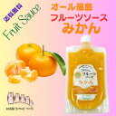  1袋250g 1個入 オール福島 フルーツソース 果実ピューレ 果実ジャム 福島県産 みかん 泉水耕農園思いやりの丘フクハウス