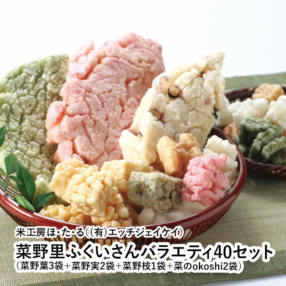 菜野里ふくいさんバラエティ40セット(菜野葉3袋+菜野実2袋+菜野枝1袋+菜のokoshi2袋)
