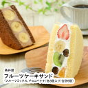フルーツケーキサンド(フルーツミックス、チョコバナナ)各3個入り(合計6個) 【福井県 福井市 高井屋 洋菓子】(4)