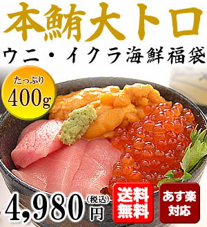 【送料無料】三冠王集結！本マグロ大トロ、無添加うに、北海道産いくらの海鮮福袋 【まぐろ】【マグロ】【鮪】【福袋】【うに】【ギフト】【いくら 醤油漬け　送料無料】【マグロ　大トロ】【海鮮丼】【本マグロ】【福袋】【あす楽】 84392（税込）