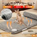【5倍ポイント】セレンゲティ猫種 セレンゲティ ペット用ホットカーペット 犬 猫 冬用 速暖 温度調節 洗える 防水 省エネ 滑り止め 長方形 ベッド用 ペット...