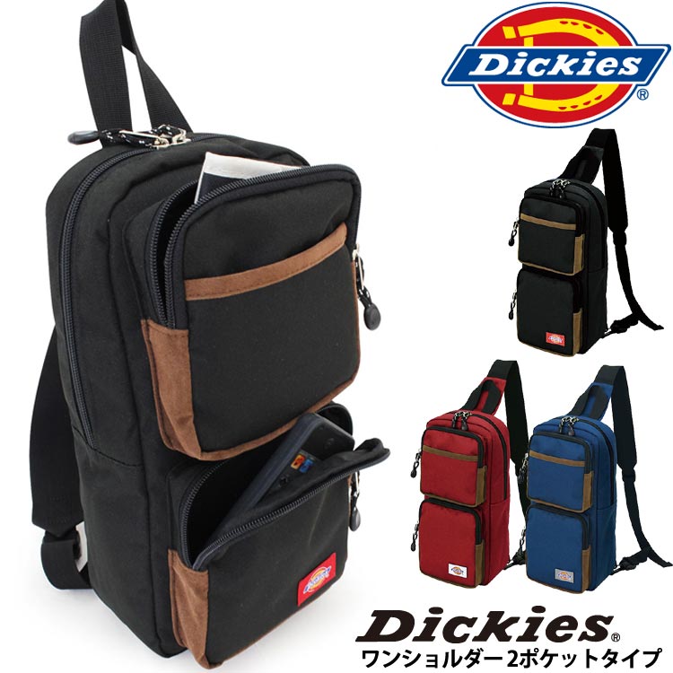 ショルダーバッグ ボディバッグ ワンショルダー Dickies ディッキーズ 2ポケット 軽量 カジュアル 自転車 トラベル キッズ メンズ レディース ユニセックス スポーツ 旅行