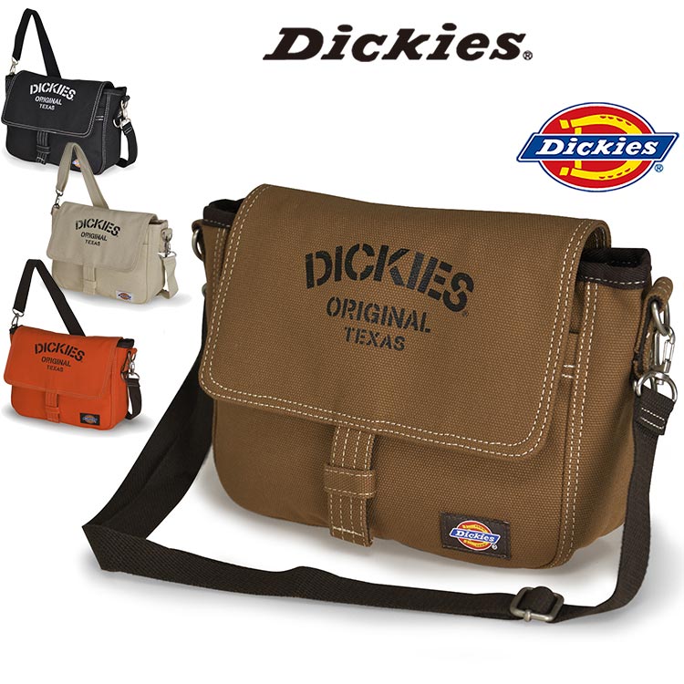 ディッキーズ ショルダーバッグ メンズ Dickies ディッキーズ キャンバスミニショルダーバッグ 2way ウエストポーチ 軽量 カジュアル タウン カジュアル トラベル メンズ レディース キッズ 散歩 遠足 運動会 帆布 ホワイト オレンジ キャメル