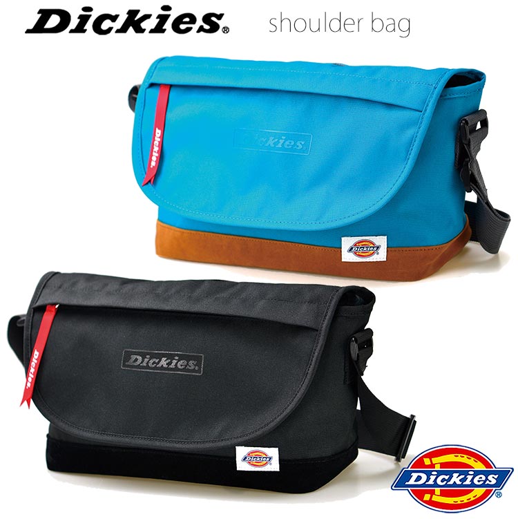 ディッキーズ バッグ メンズ Dickies ディッキーズ ショルダーバッグ 小ぶり 軽量 出し入れスムーズなカブセタイプ。カジュアル タウン カジュアル トラベル メンズ レディース キッズ 散歩 ブラック ブルー