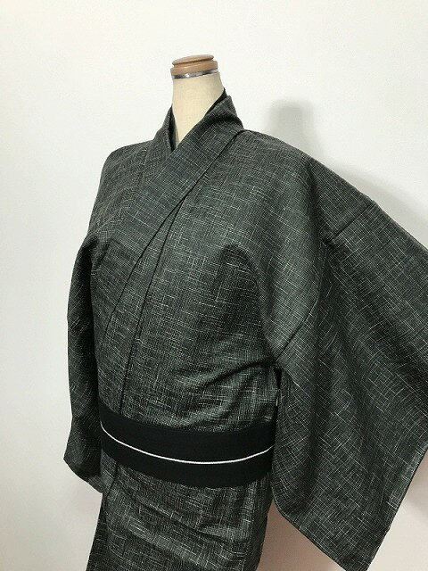 Rakuten - 【中古】Mサイズ ウール 男物 グリーン地に絣文様