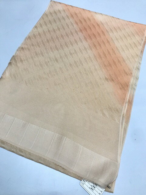 商品説明：透け感の涼し気な夏帯締め サイズ：幅約30、長さ約170cm 素材：正絹 状態：新品 TPO：普段着 パーティ等