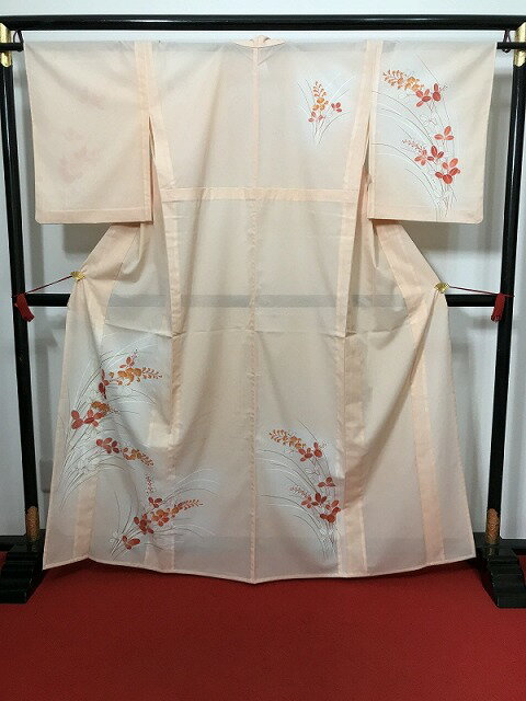 楽天市場】洗える着物 絽（カラーピンク）（着物｜和服）：レディース