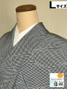 GWセール20%OFFクーポン/【中古】小紋 正絹 グレー地に寄せ柄模様 裄67 Lサイズ シーズン春