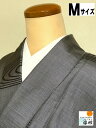 GWセール20%OFFクーポン/【中古】紬 グレー地に渦巻文様 裄64cm Mサイズ シーズン春