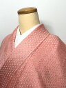 GWセール20%OFFクーポン/【中古】 Sサイズ 正絹 小紋 ピンク地に小花模様 袷着物 あす楽