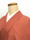 GWセール20%OFFクーポン/【中古】 Sサイズ 正絹 小紋 橙色地に鮫小紋模様 江戸小紋 一つ紋付き 袷着物 あす楽
