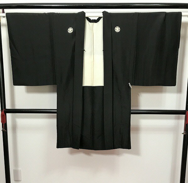 週末限定25%OFFCOUPON発行中/【中古】Sサイズ 羽織 男物 正絹 五つ紋 着物羽織り メンズ 和装コート 着物用コート 着物コート 着物羽織 和装 ア...