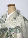 GWセール20%OFFクーポン/【中古】Mサイズ 正絹 小紋 白地に色紙模様