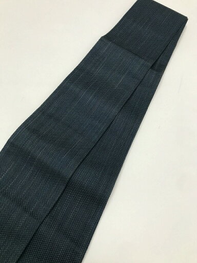 【中古】角帯 男物 混紡 濃紺地に霞文様 【中古】角帯 男物 混紡 濃紺地に霞文様