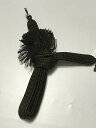 【中古】男物 正絹 羽織紐 こげ茶