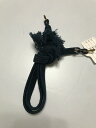 【中古】男物 正絹 羽織紐 濃紺