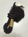 【中古】男物 正絹 羽織紐 紫