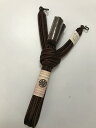 【中古】 未使用 男物 正絹 羽織紐 こげ茶 平組