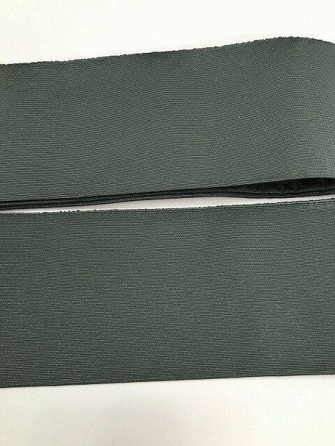 お買い物マラソンで使える25％OFFクーポン/【中古】角帯 男物 正絹 綴れ織 青緑無地 男性用 メンズ 男性 着物 袴 和装 和服 きもの 袴帯 着物帯 男帯 おしゃれ オシャレ 柄