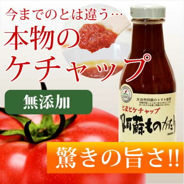 安心の無添加本物のケチャップ　とまとケチャップ6本入り　阿蘇ものがたり