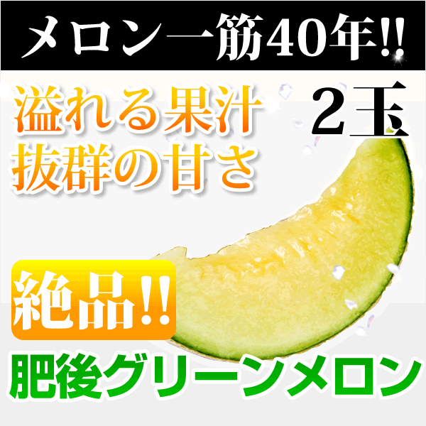 熊本産肥後グリーン 2個入り