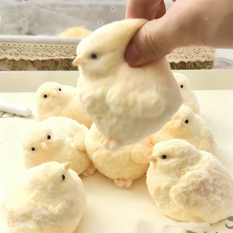 スクイーズ❣️小鳥さん❣️ 5個セット シマエナガ ふわふわ スクイーズ フロッキー 鳥 小鳥 野鳥