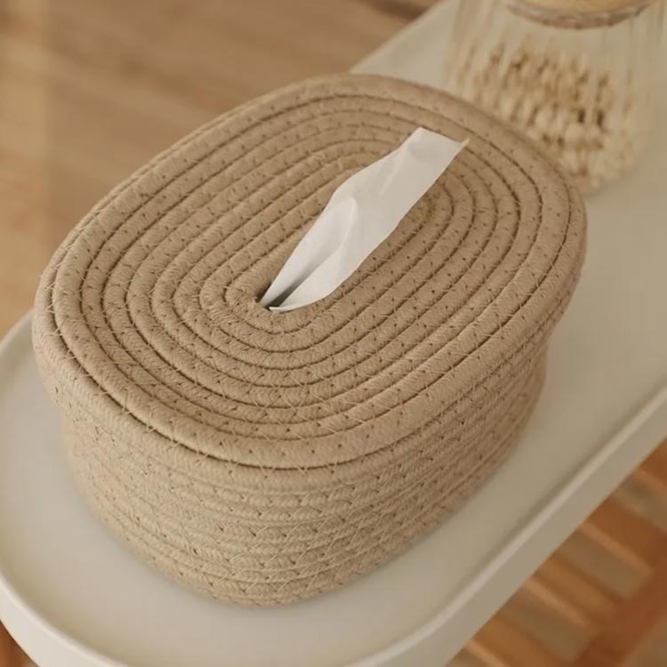 収納 綿麻 カジュアル ティッシュカバー ティッシュ ケース おしゃれ ティッシュケース 贈り物 おしゃれ 小物 北欧 引越祝い 家庭用 ホテル シンプル 引っ越し ボックスティッシュケース インテリア プレゼント ギフト ティッシュボックス [2]