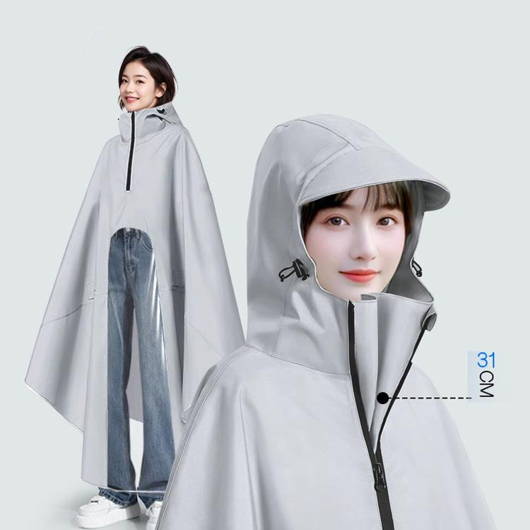 レインコート レインポンチョ 自転車 ポンチョ レインカバー 窓付き レインウェア レディース メンズ レインジャケット レインポンチョ リュック対応 通学用 カッパ ツバ バイザー 自転車用 台風 防災 防水 撥水 雪 梅雨 おしゃれ