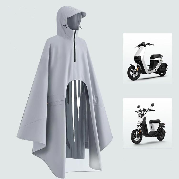 レインコート レインポンチョ 自転車 ポンチョ レインカバー 窓付き レインウェア レディース メンズ レインジャケット レインポンチョ リュック対応 通学用 カッパ ツバ バイザー 自転車用 台風 防災 防水 撥水 雪 梅雨 おしゃれ