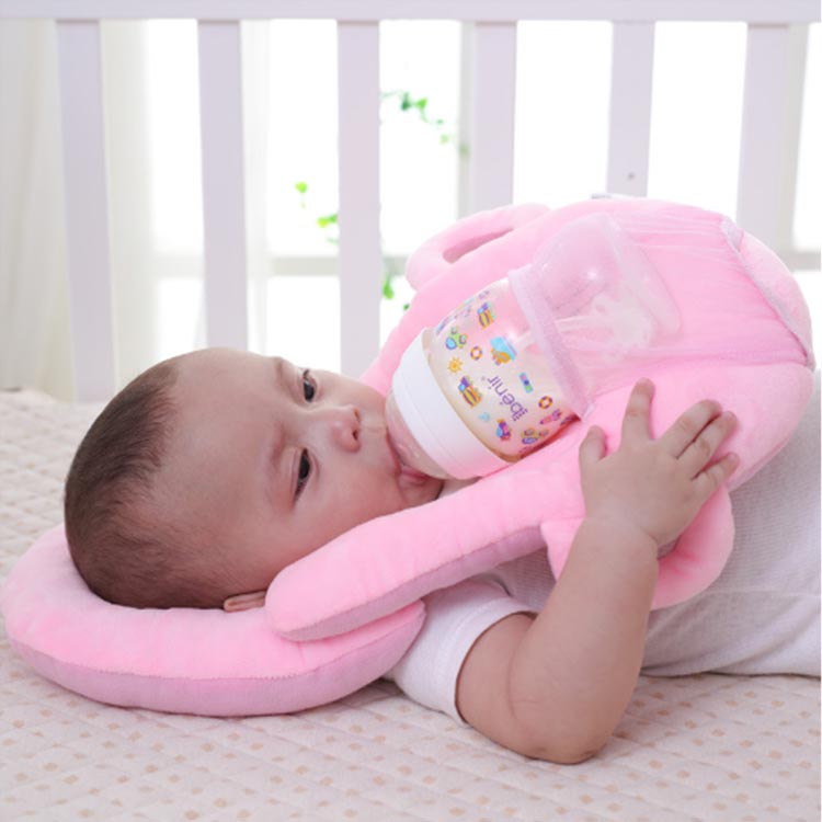 哺乳瓶ホルダー ハンズフリー 授乳用 セルフミルク 赤ちゃん 乳児 哺乳瓶ピロー セ...