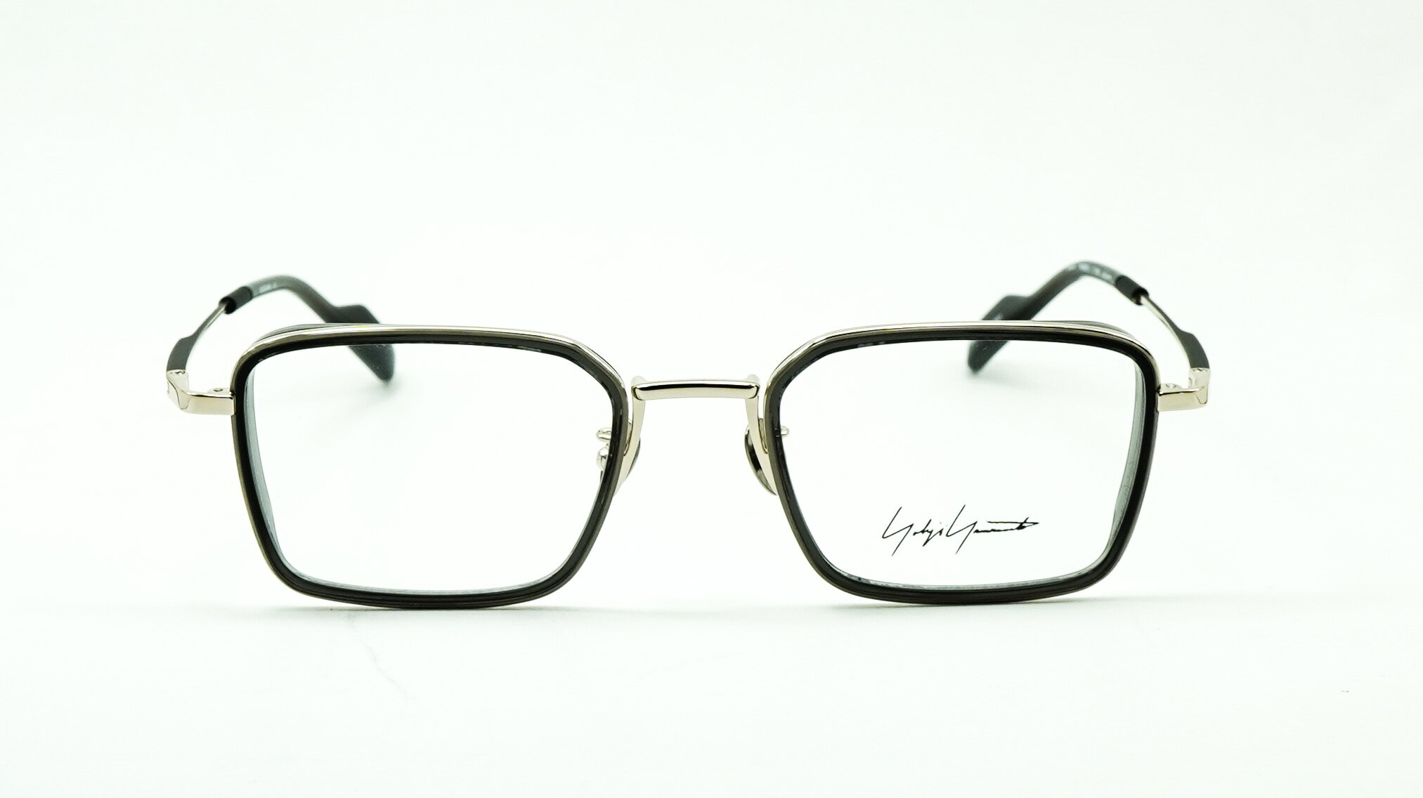 Rakuten - Yohji Yamamoto/ヨウジヤマモト 19-0087-3/ フレーム（眼鏡）/Black ブラック 黒/Gold ゴールド 金/チタン Titanium/ 眼鏡 度あり めがね 度入り メガネ 度付き メガネフレーム ブランド メンズ レディース おしゃれ