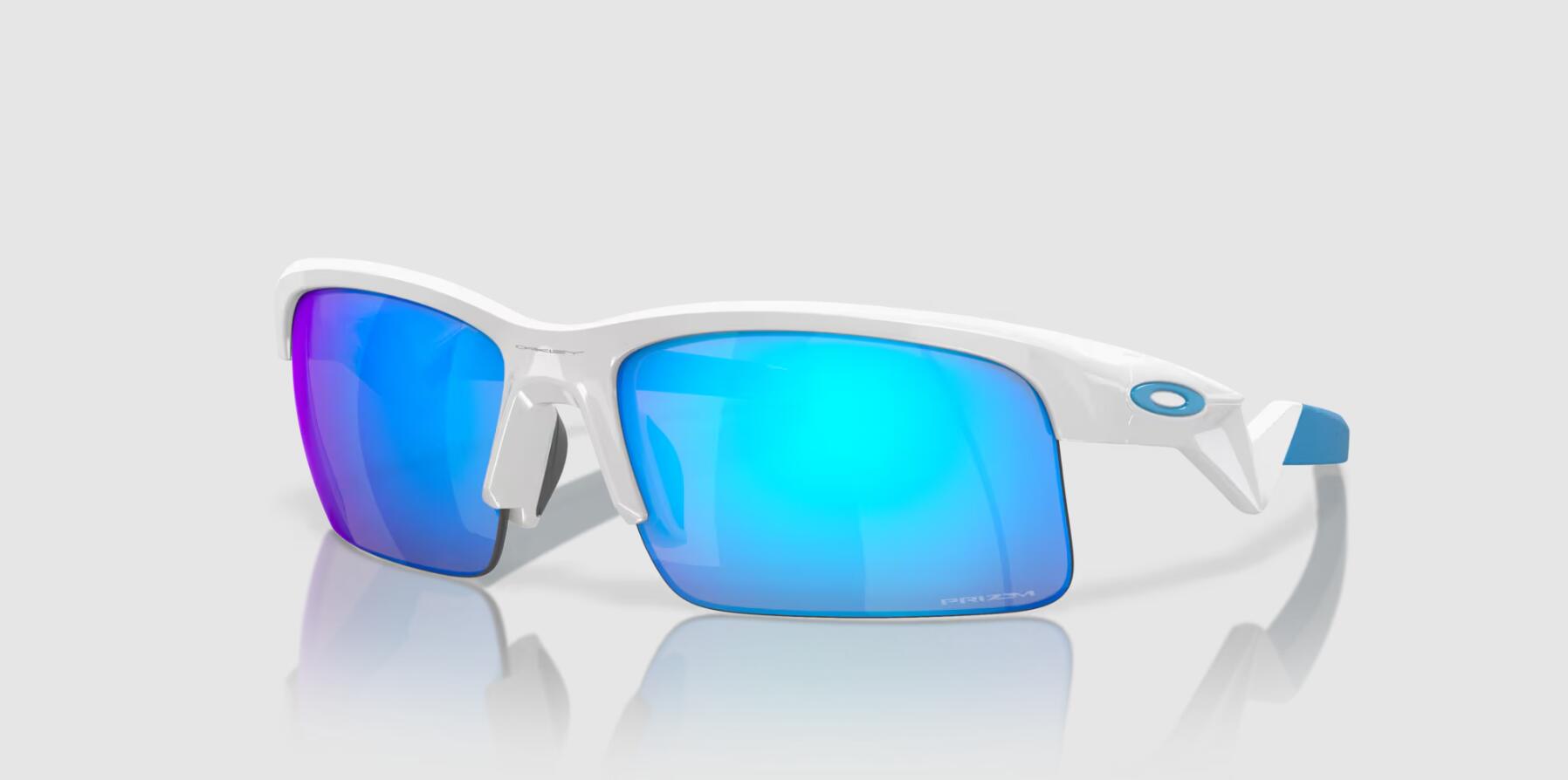 オークリー OAKREY Capacitor (Youth Fit) キャパシター (ユースフィット) /OJ9013-0262/サングラス ジュニア 子供 キッズ/ 白 white 青 blue プリズムレンズ/自転車 サイクリング/ルックスオティカジャパン
