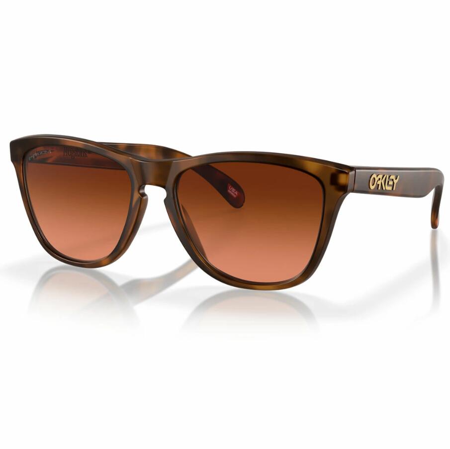 オークリー OAKREY Frogskins™ (Low Bridge Fit)フロッグスキン(ローブリッジフィット)/OO9245-D154/サングラス ブラウン Brown べっ甲 鼈甲 プリズムレンズ ウェリントン スクエア 紫外線対策 おしゃれ 男性 女性 海 ルックスオティカジャパン